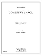 COVENTRY CAROL TUBA QUARTET P.O.D. cover